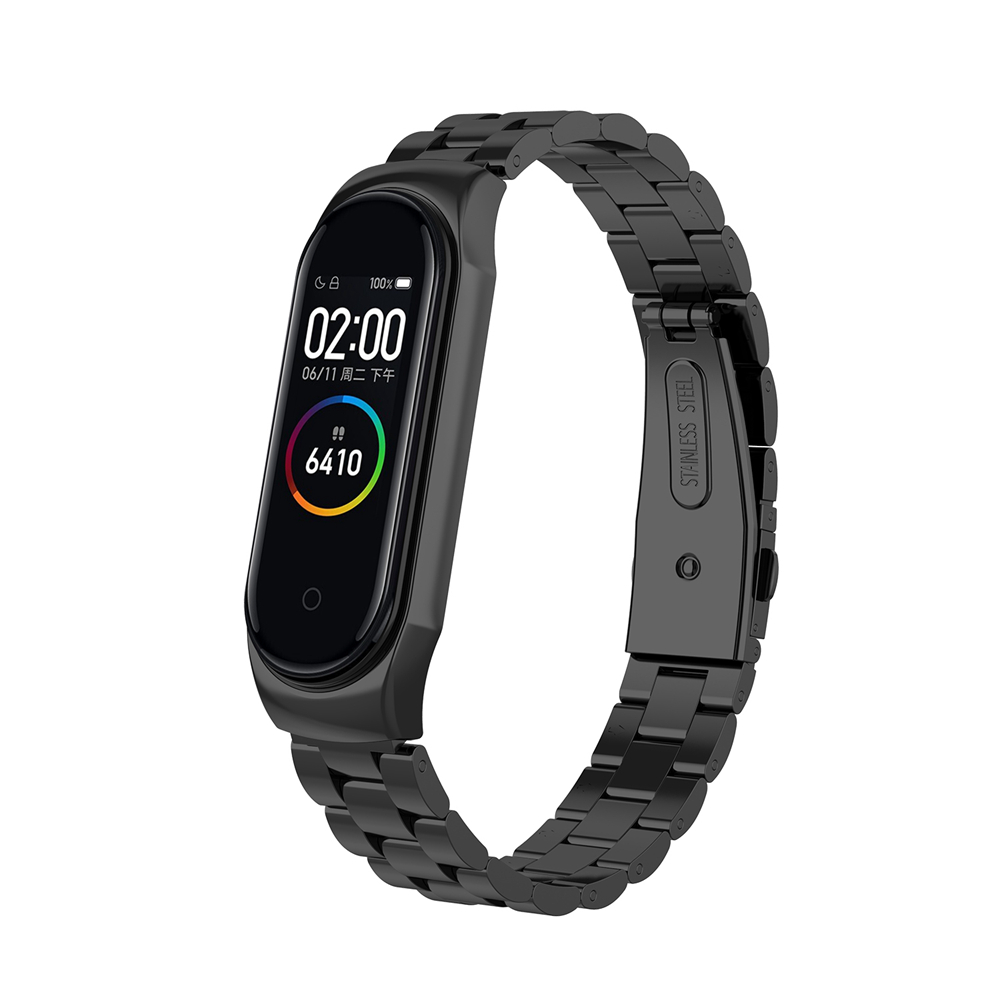 Bakeey-Anti-lost-Design-Chain-Bracelet-Replacement-Watch-Band-for-Xiaomi-Mi-Band-43-Smart-Watch--Non-1527711-3