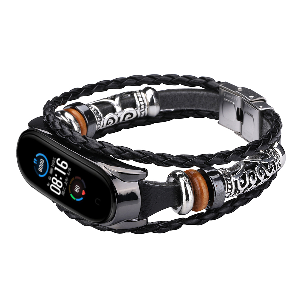 Bakeey-Buckle-Metal-Ethnic-Style-Beaded-Retro-Strap-Smart-Watch-Band-For-Xiaomi-Mi-Band-5-Non-origin-1716527-2