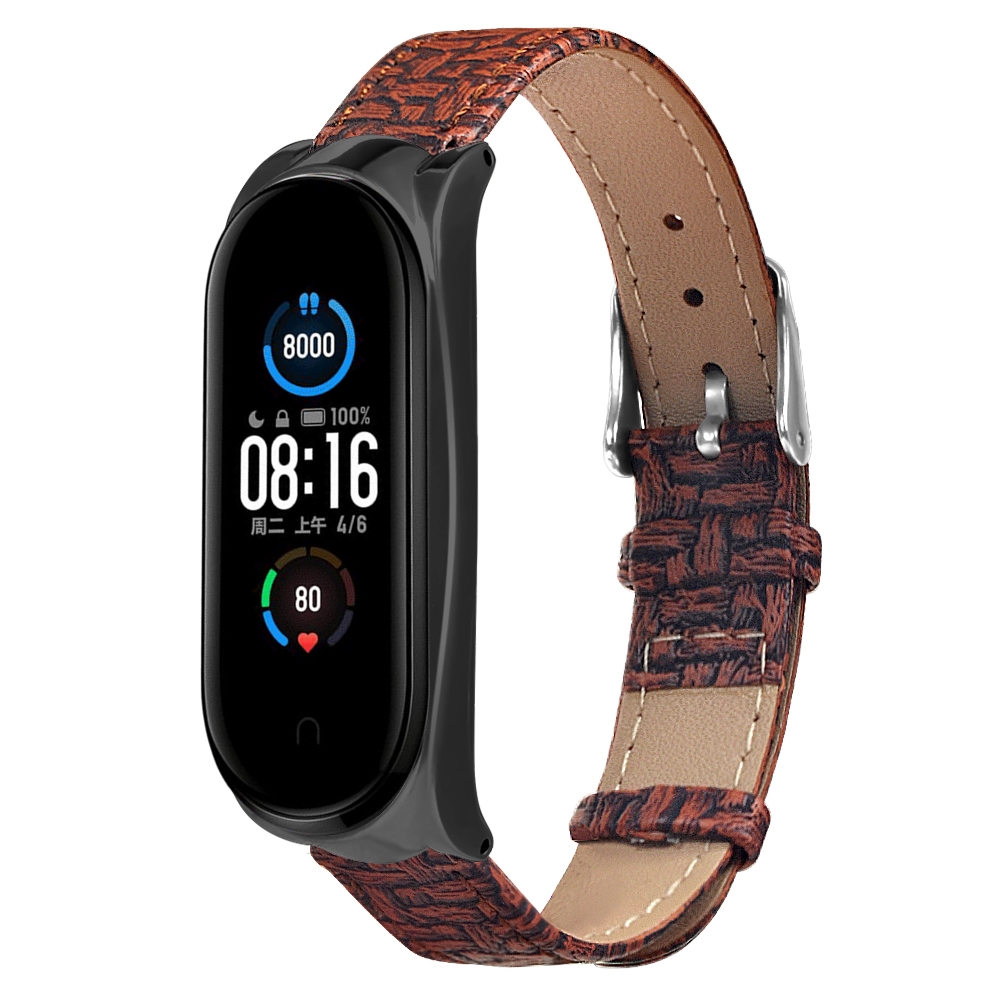 Bakeey-Buckle-Metal-Shell-Braided-Pattern-Belt-Watch-Band-Watch-Strap-for-Xiaomi-Miband-5-Miband-5-N-1719482-15