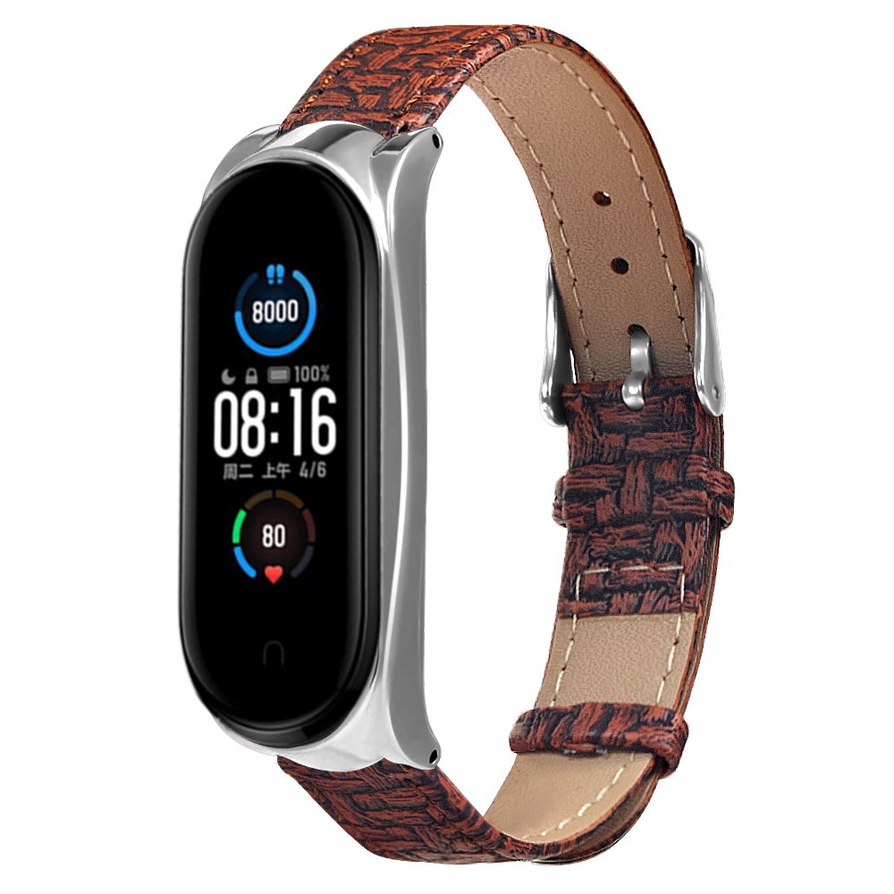 Bakeey-Buckle-Metal-Shell-Braided-Pattern-Belt-Watch-Band-Watch-Strap-for-Xiaomi-Miband-5-Miband-5-N-1719482-19