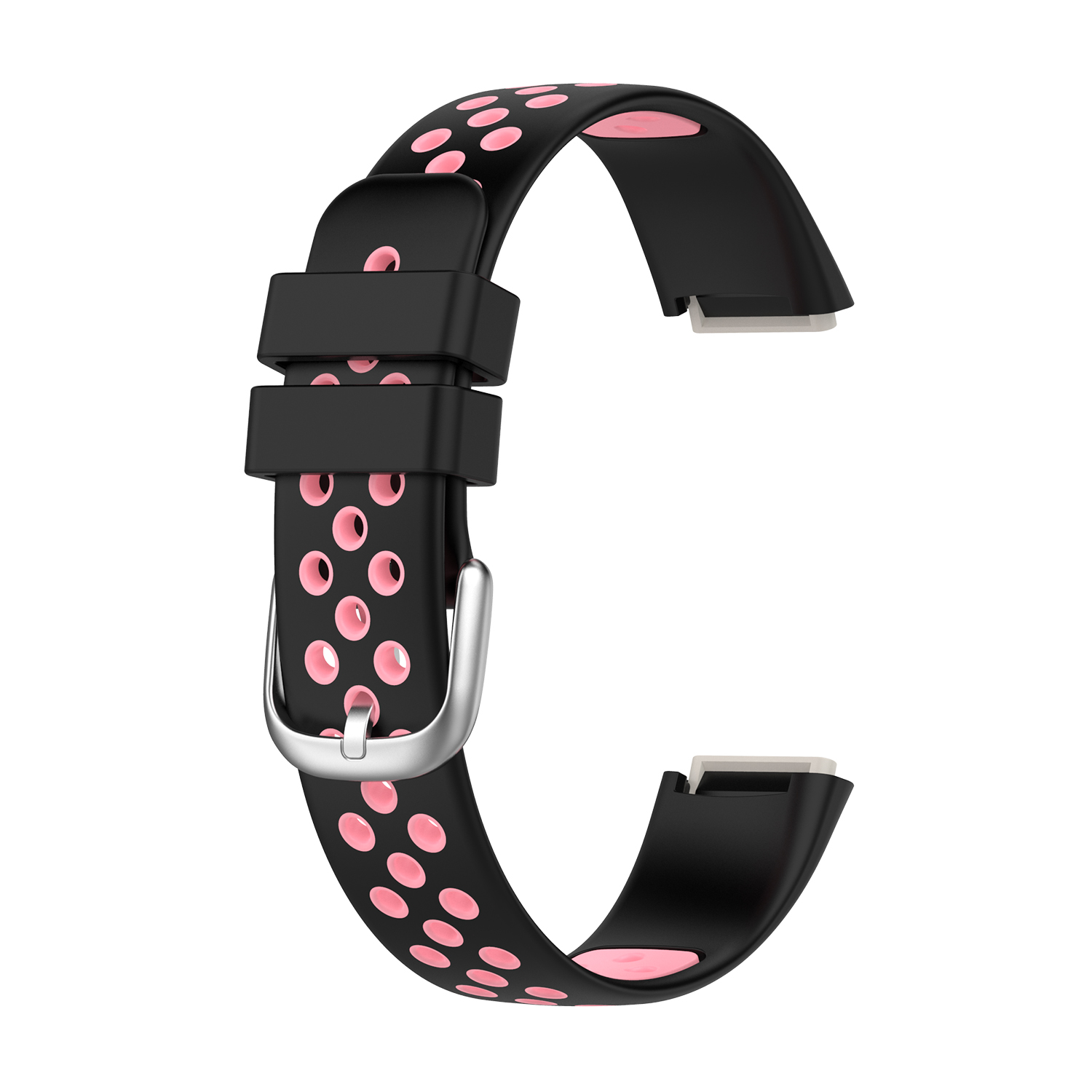 Bakeey-Double-Color-Pattern-Breathable-Sweatproof-Soft-Silicone-Watch-Band-Strap-Replacement-for-Fit-1886285-19