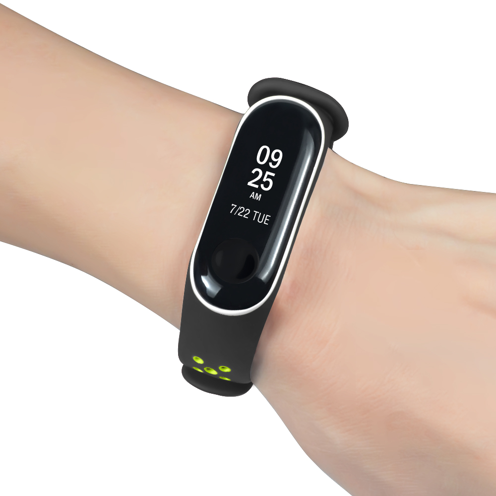 Bakeey-Double-Color-Silicone-Watch-Strap-for-Xiaomi-mi-band-5-Smart-Watch-Non-original-1700230-16