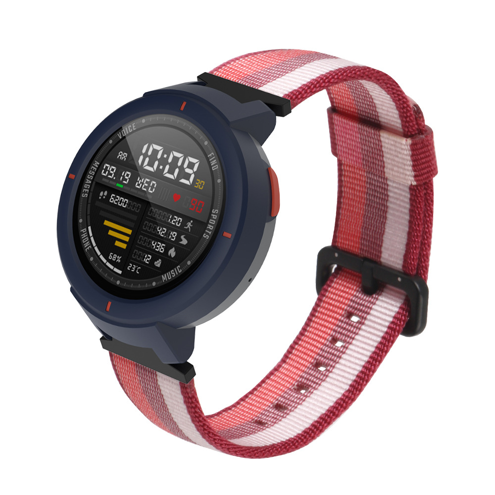 Bakeey-Durable-Canvas-Nylon-Replacement-Watch-Band-for-Xiaomi-Amazfit-Verge-Smart-Watch-Non-original-1401159-2