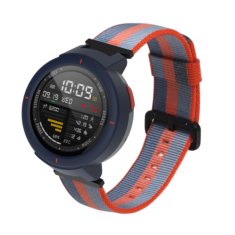 Bakeey-Durable-Canvas-Nylon-Replacement-Watch-Band-for-Xiaomi-Amazfit-Verge-Smart-Watch-Non-original-1401159-3