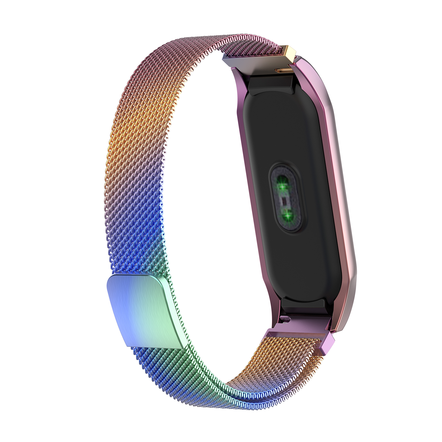 Bakeey-Full-Steel-Milan-Colorful-Watch-Band-for-Xiaomi-Mi-Band-3-Smart-Watch-Non-original-1489828-10