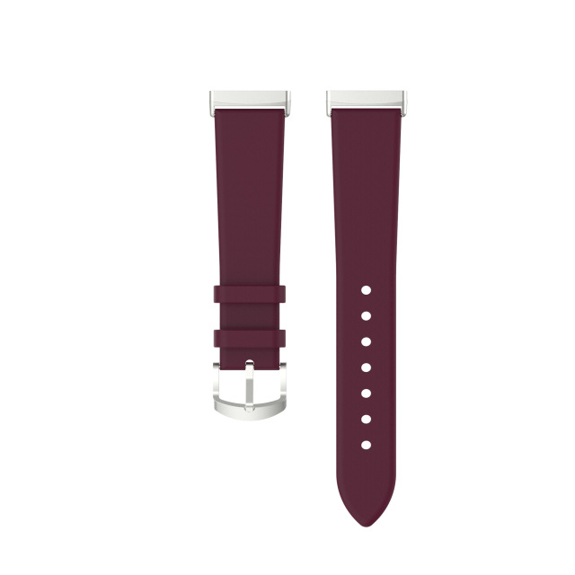 Bakeey-Genuine-Leather-Pure-Color-Watch-Band-Replacement-Watch-Strap-for-Fitbit-Versa-3-Sense-Watch-1762498-6