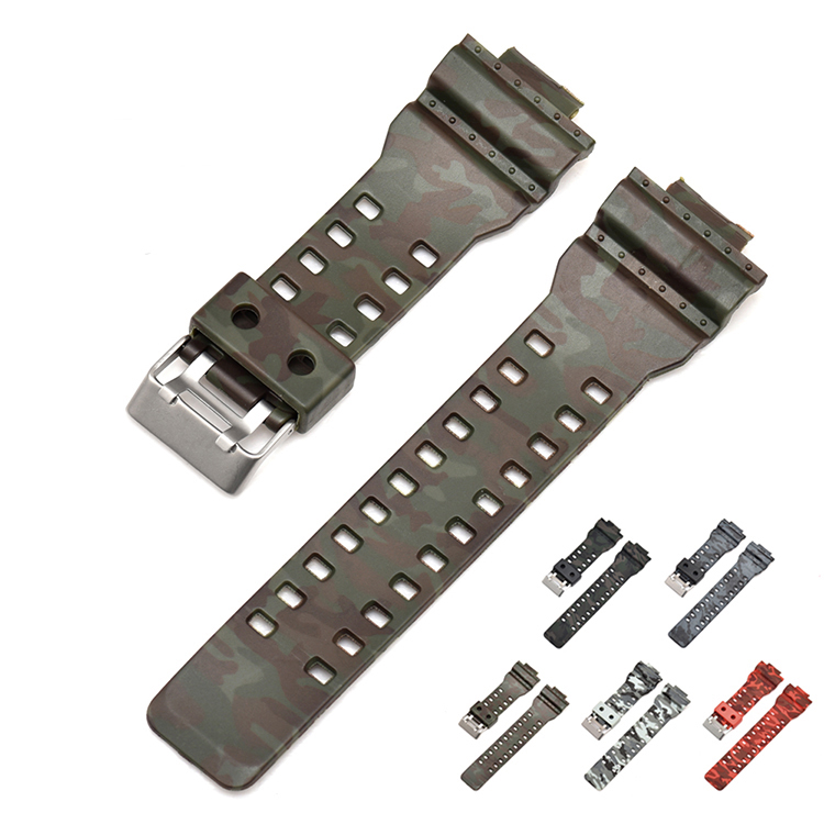 Bakeey-H-Type-Camouflage-Watch-Band-for-Casio-GA-110100120GD-120110-1727288-3