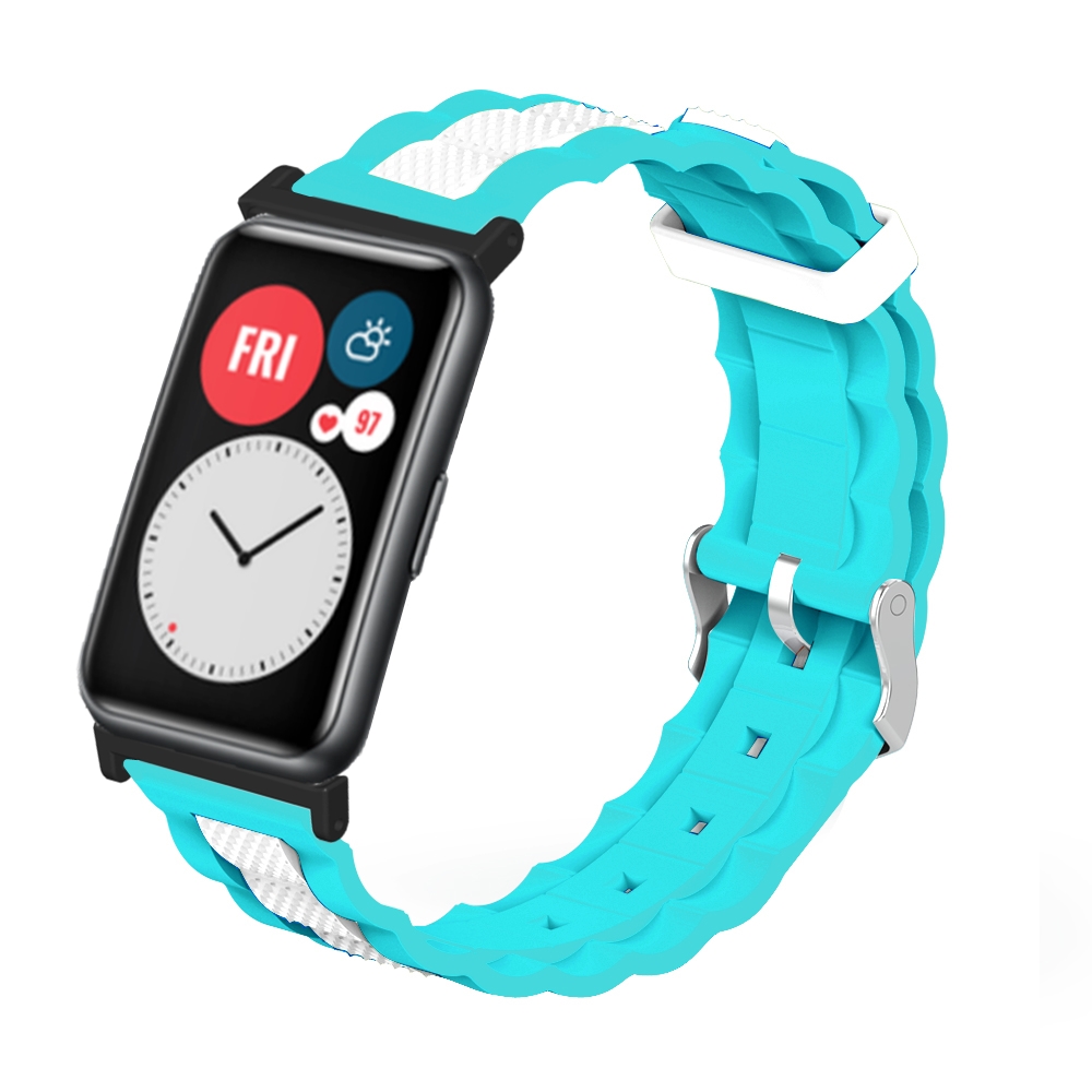 Bakeey-Multicolor-Comfortable-Soft-Silicone-Watch-Band-Strap-Replacement-for-Huawei-Watch-Fit-1804814-14