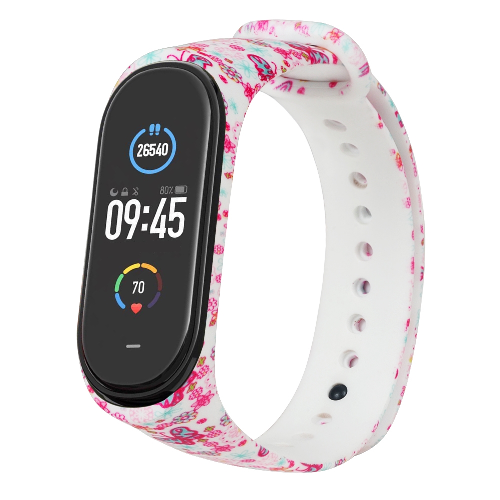 Bakeey-Painted-Pattern-TPE-Watch-Strap-Replacement-Watch-Band-for-Xiaomi-mi-band-5-Non-original-1700129-8