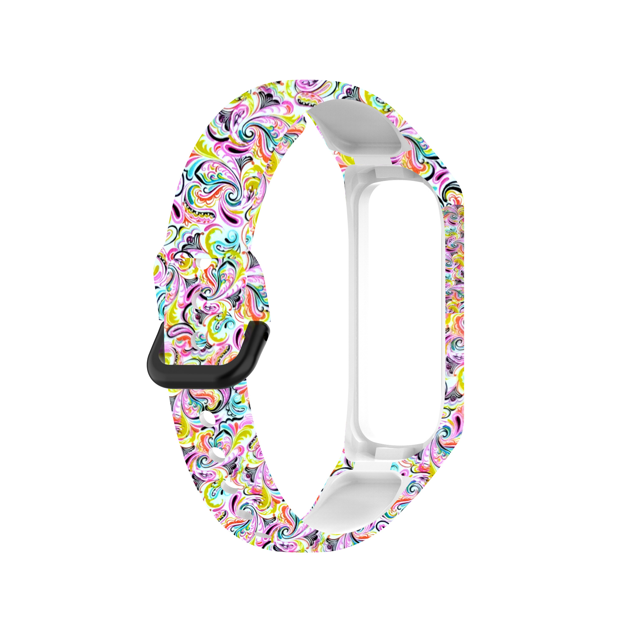 Bakeey-Printed-Pattern-Stainless-Steel-Buckle-Smart-watch-Band-Replacement-Strap-For-Samsung-Galaxy--1806217-14