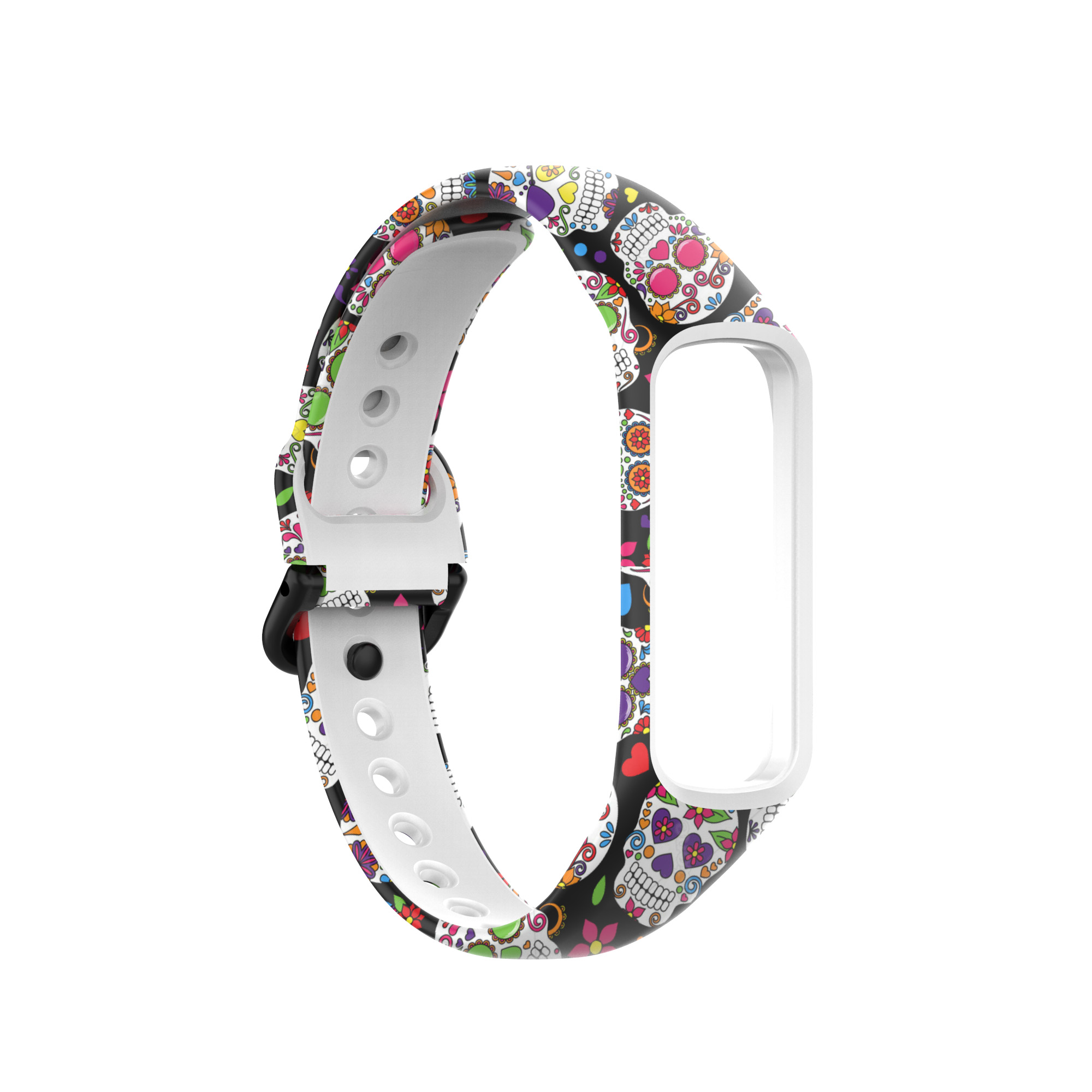 Bakeey-Printed-Pattern-Stainless-Steel-Buckle-Smart-watch-Band-Replacement-Strap-For-Samsung-Galaxy--1806217-28