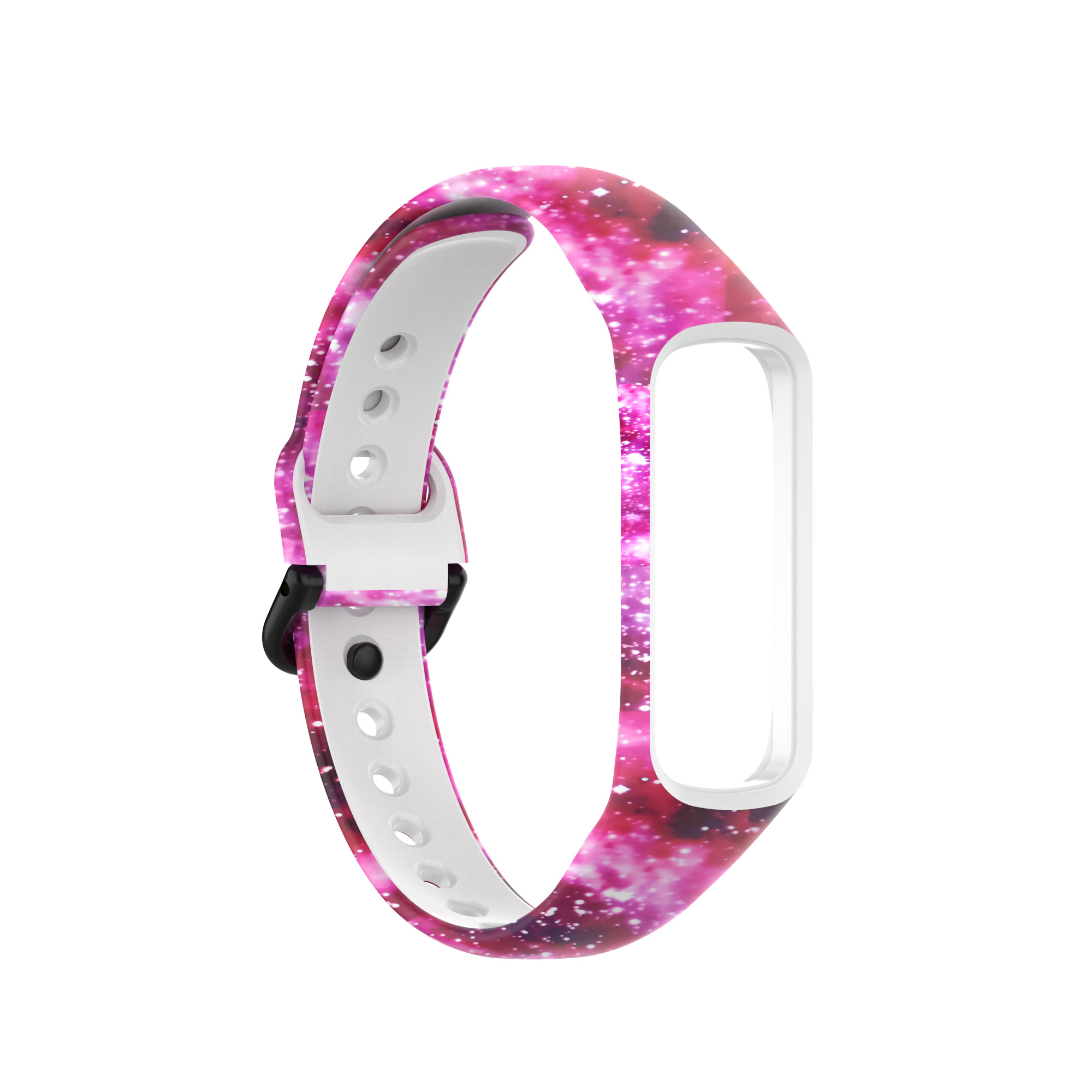 Bakeey-Printed-Pattern-Stainless-Steel-Buckle-Smart-watch-Band-Replacement-Strap-For-Samsung-Galaxy--1806217-30