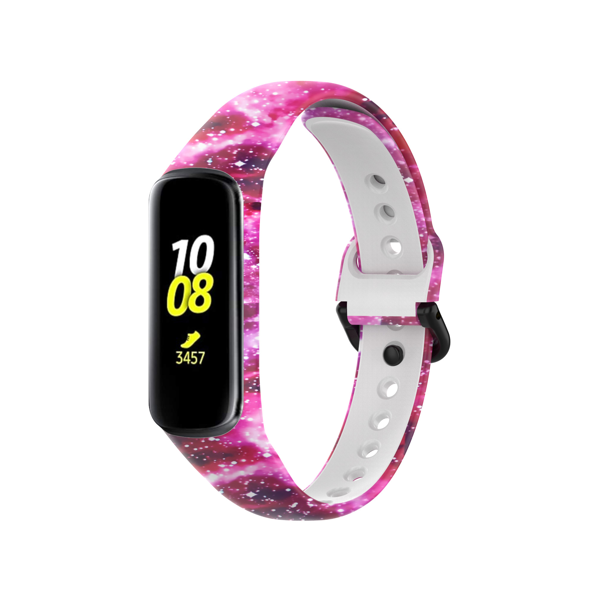 Bakeey-Printed-Pattern-Stainless-Steel-Buckle-Smart-watch-Band-Replacement-Strap-For-Samsung-Galaxy--1806217-32