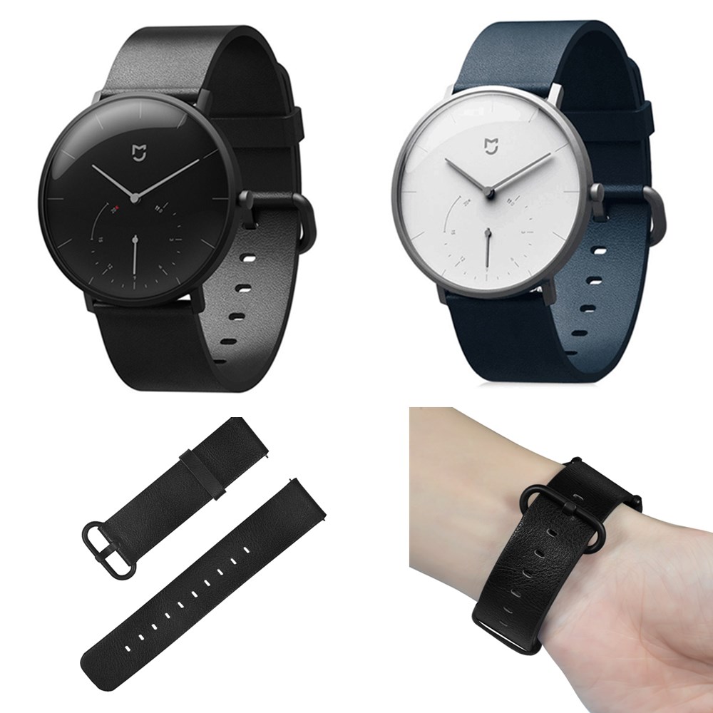 Bakeey-Replacement-Genuine-Leather-Strap-Watch-Band-for-Xiaomi-Mijia-Smart-Watch-Non-original-1372425-1