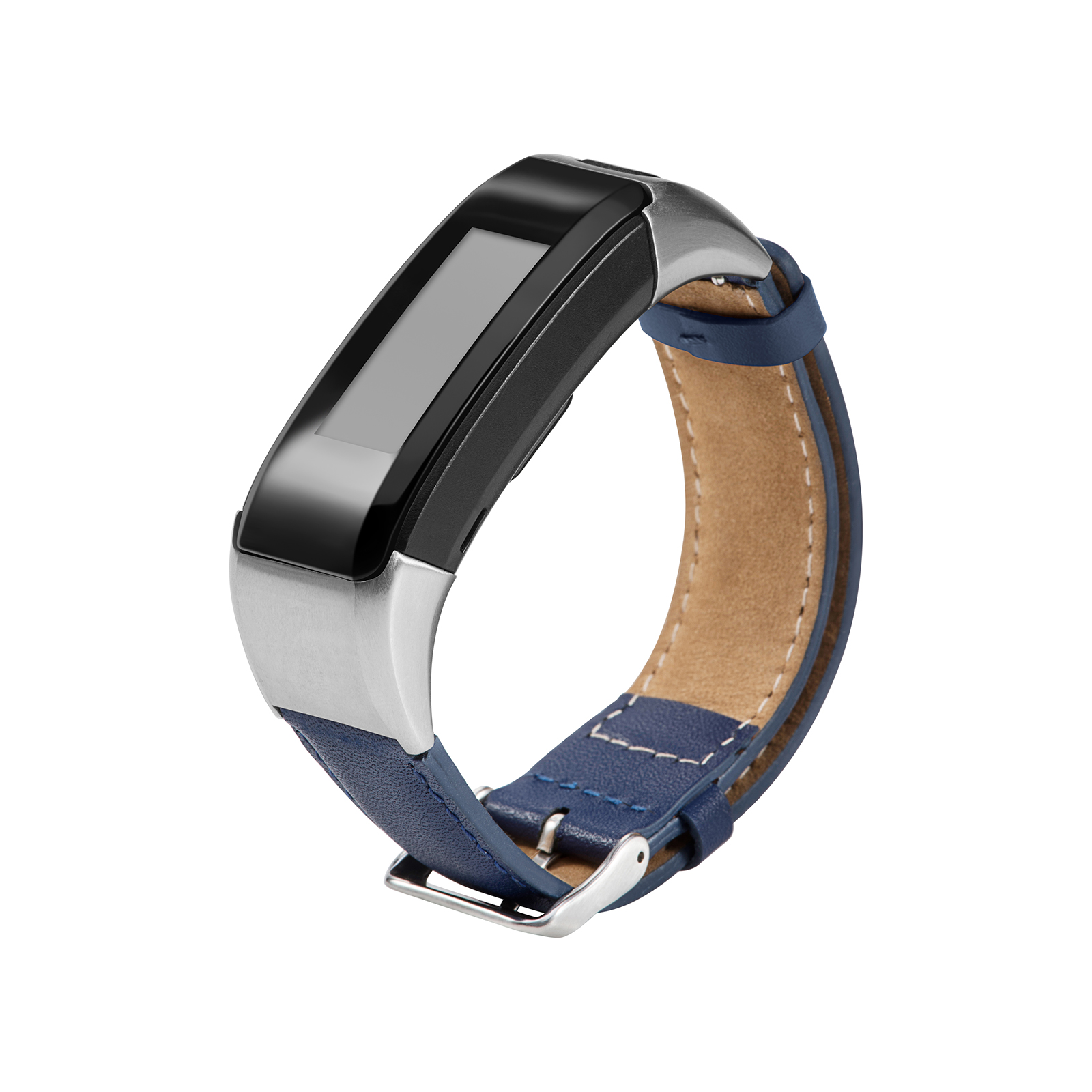 Bakeey-Retro-Metal-Buckle-Leather-Strap-Smart-Watch-Band-For-Garmin-Vivosmart-HR-1739351-11