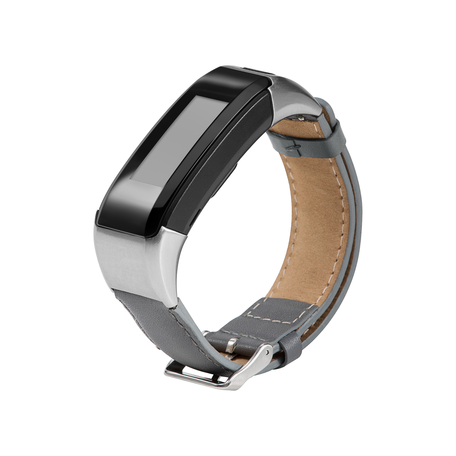 Bakeey-Retro-Metal-Buckle-Leather-Strap-Smart-Watch-Band-For-Garmin-Vivosmart-HR-1739351-13