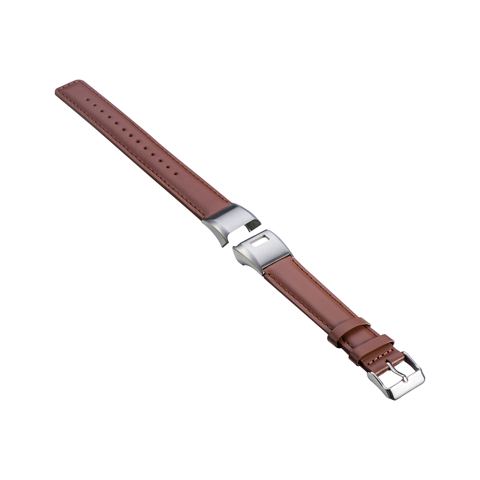 Bakeey-Retro-Metal-Buckle-Leather-Strap-Smart-Watch-Band-For-Garmin-Vivosmart-HR-1739351-6