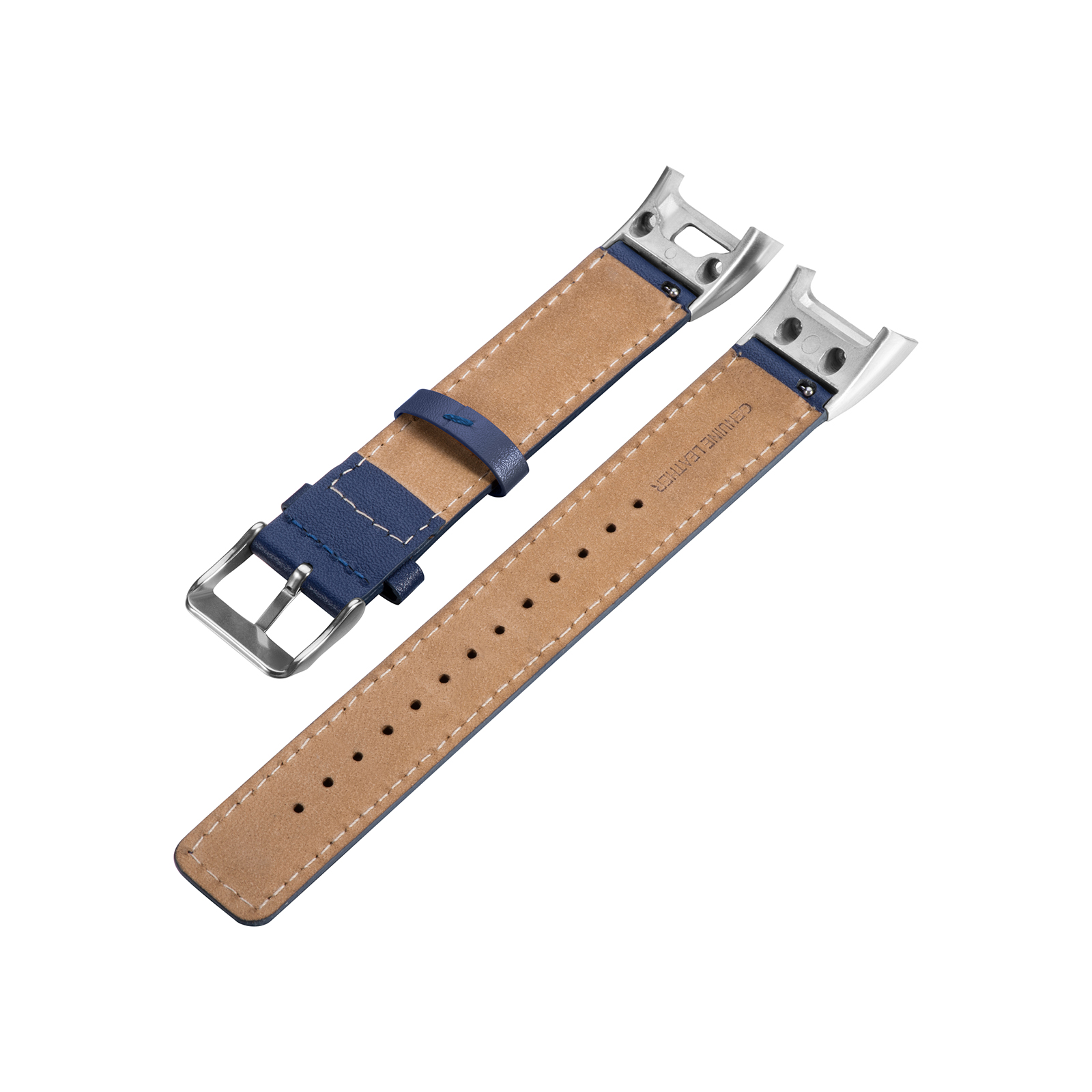 Bakeey-Retro-Metal-Buckle-Leather-Strap-Smart-Watch-Band-For-Garmin-Vivosmart-HR-1739351-9