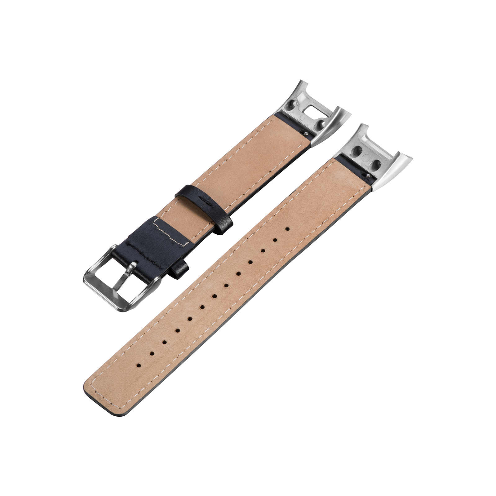 Bakeey-Retro-Metal-Buckle-Leather-Strap-Smart-Watch-Band-For-Garmin-Vivosmart-HR-1739351-10