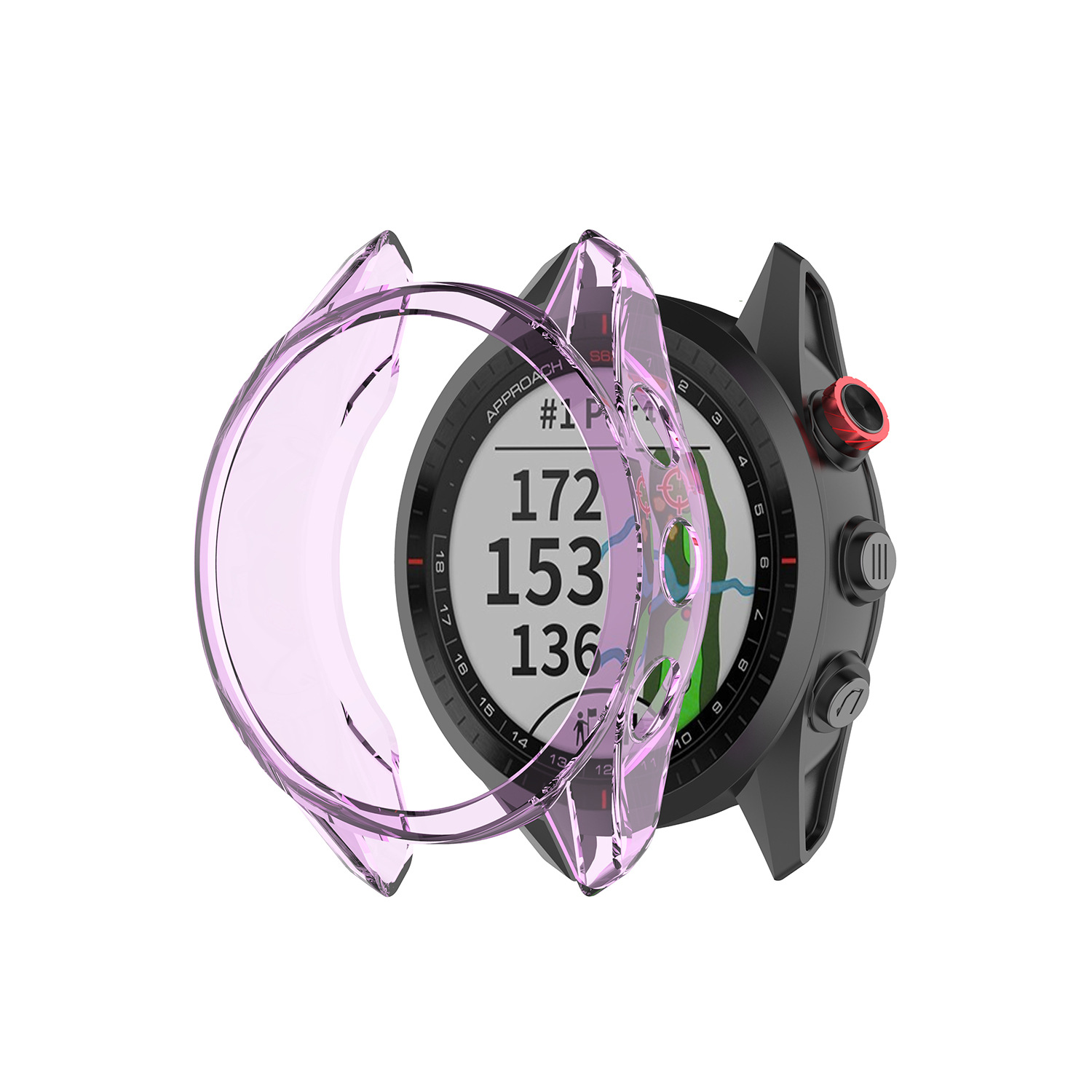 Bakeey-Transparent-TPU-Watch-Case-Protector-Watch-Cover-For-Garmin-Approach-S62-1696300-7