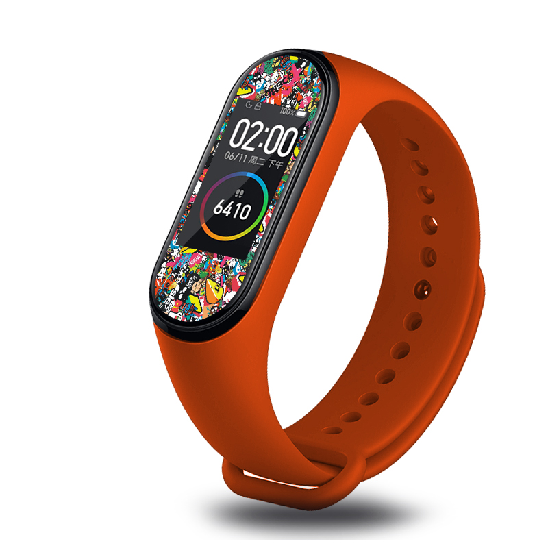 Colorful-Pattern-Sticker-Watch-Screen-Protector-for-Xiaomi-Miband-4-1531451-1