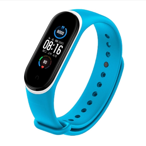 Deffrun-Dual-Color-Silicone-Watch-Band-Replacement-Watch-Strap-for-Xiaomi-mi-band-5-Non-original-1700312-10