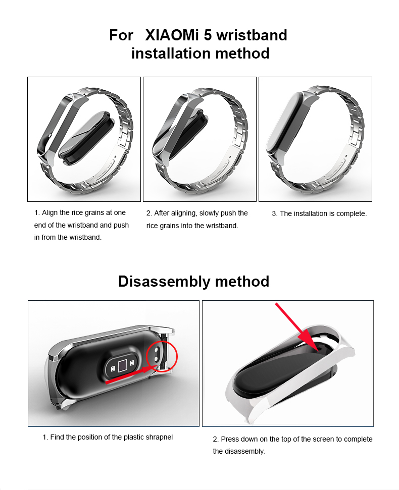 Holdmi-502-Colorful-Stainless-Steel-Watch-Strap-Replacement-Watch-Band-for-Xiaomi-Miband-5-Non-origi-1758519-2