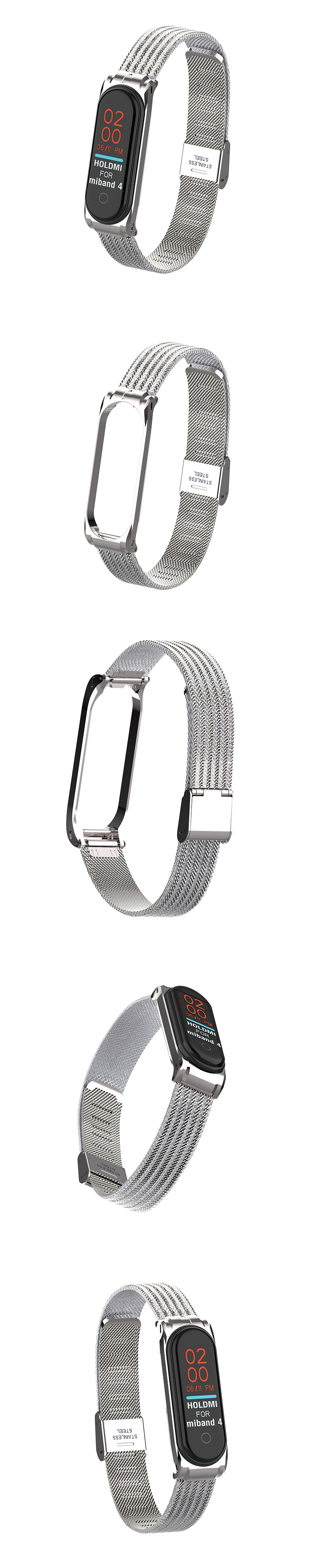 Metal-Wave-Style-Watch-Strap-Replacement-Watch-Band-for-Xiaomi-Miband-4-Non-original-1544024-7