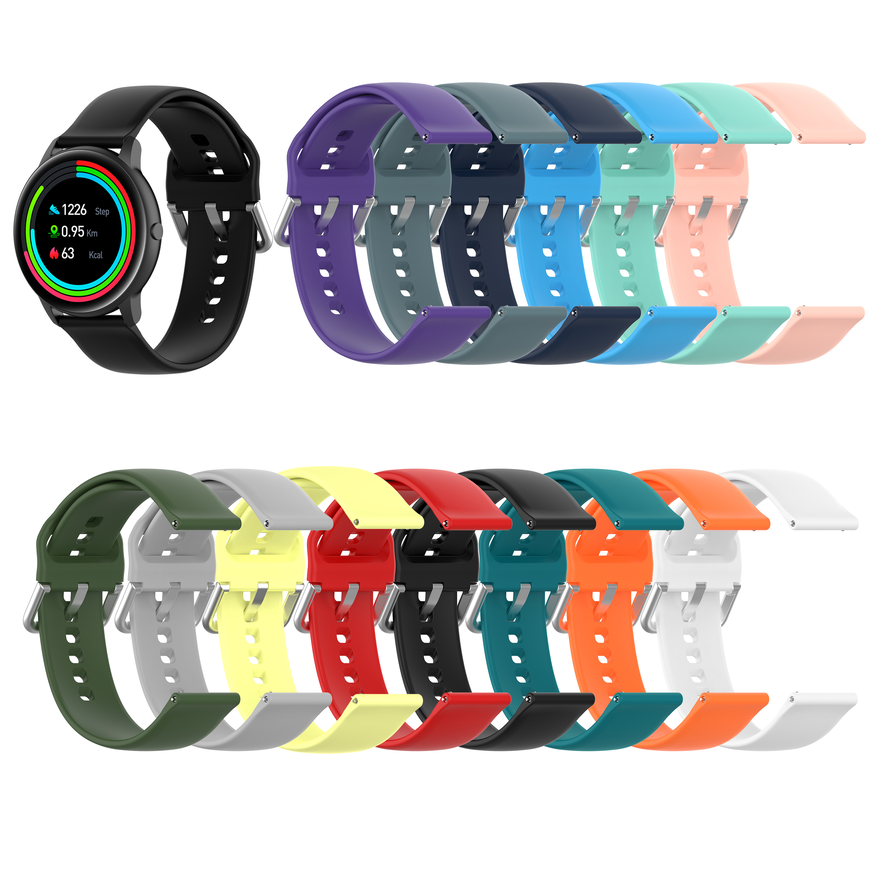 Multi-Color-to-Choose-Bakeey-Comfortable-Soft-Silicone-Watch-Band-Strap-Replacement-for-Xiaomi-Haylo-1862265-2