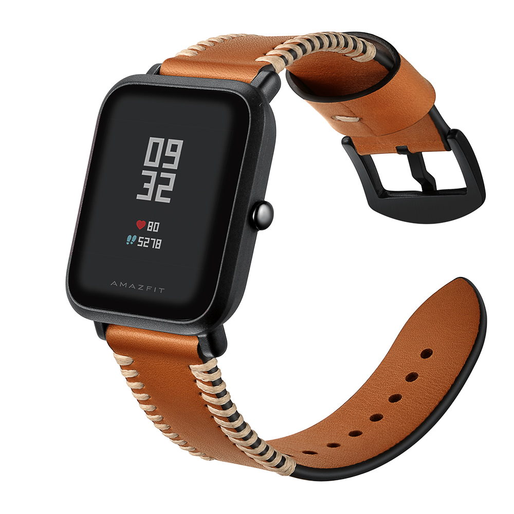 Replacement-20mm-Leather-Watch-Band-for-Xiaomi-Amazfit-Pace-Youth-Smart-Watch-Non-original-1365100-8