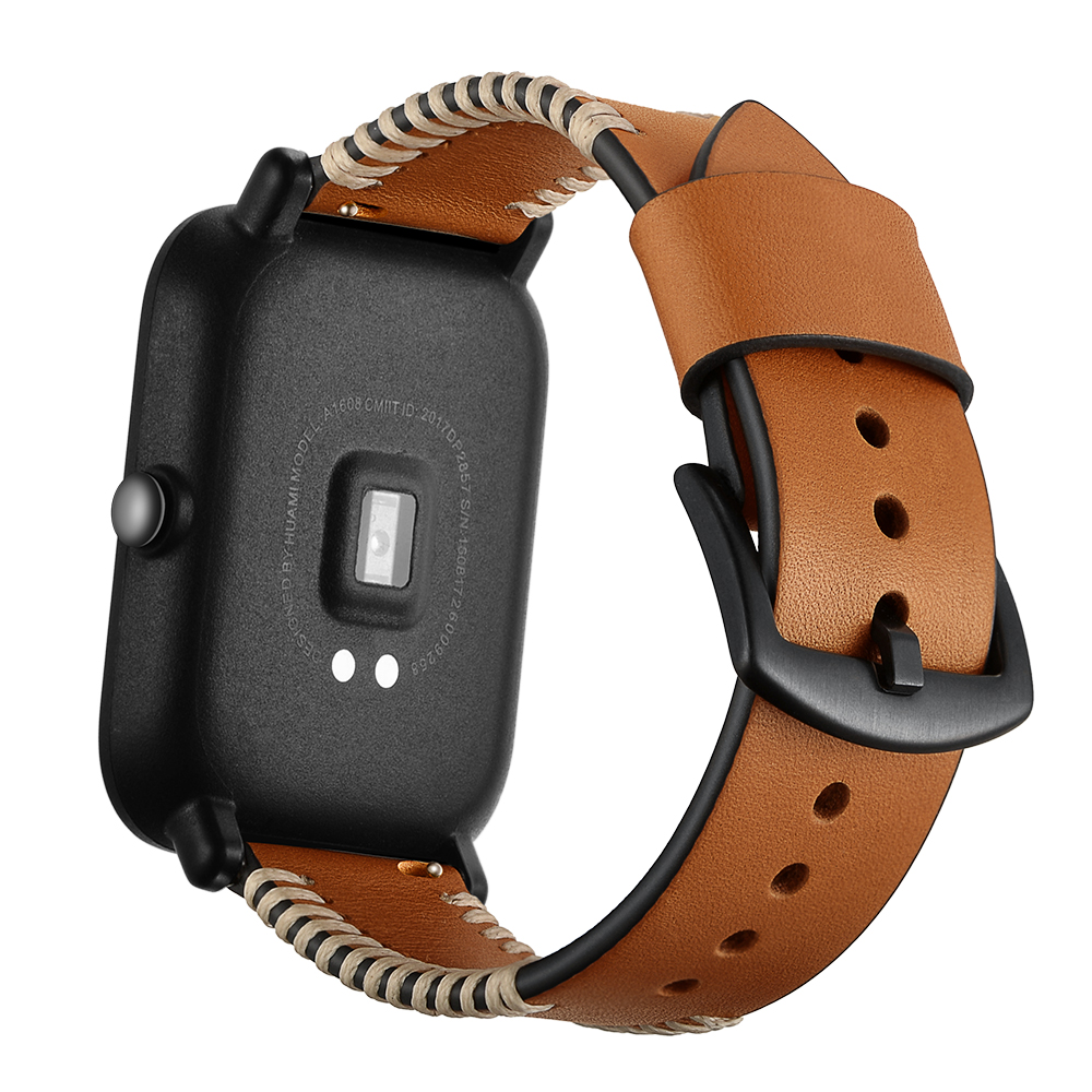 Replacement-20mm-Leather-Watch-Band-for-Xiaomi-Amazfit-Pace-Youth-Smart-Watch-Non-original-1365100-9