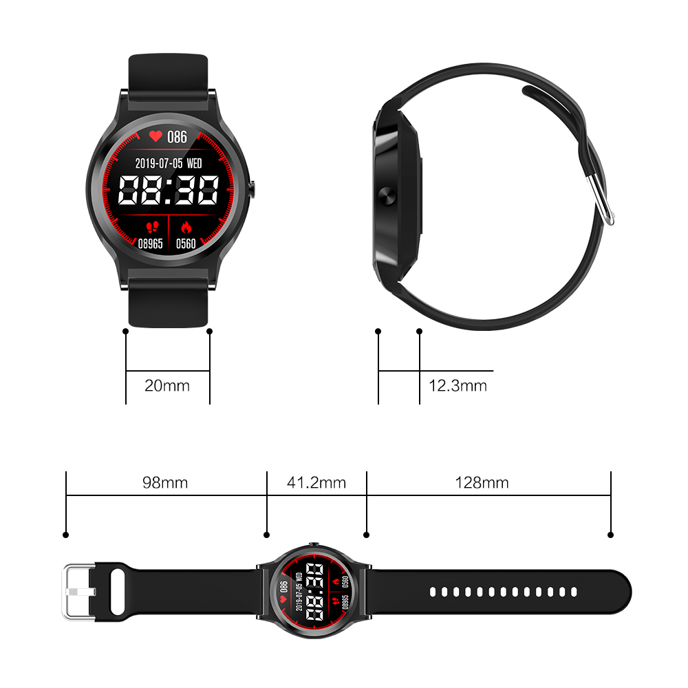 Bakeey-CF98-IP67-13-inch-Full-Touch-Wristband-Heart-Rate-Blood-Pressure-Monitor-Weather-Display-Smar-1586316-5