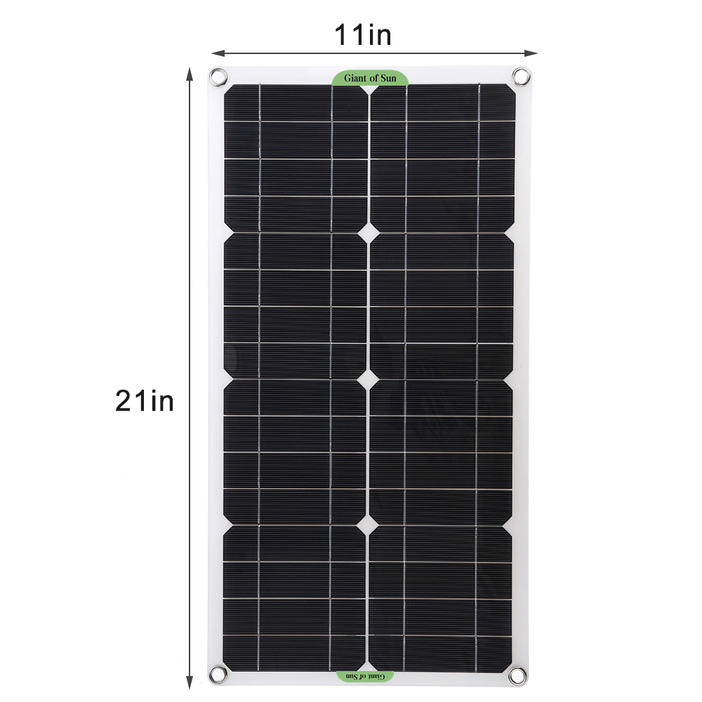 12V-30W-Solar-Panel-Kit-Complete-10A-30A-50A-60A-Controller-RV-Camping-Car-Boat-Battery-Phone-USB-So-1813996-3