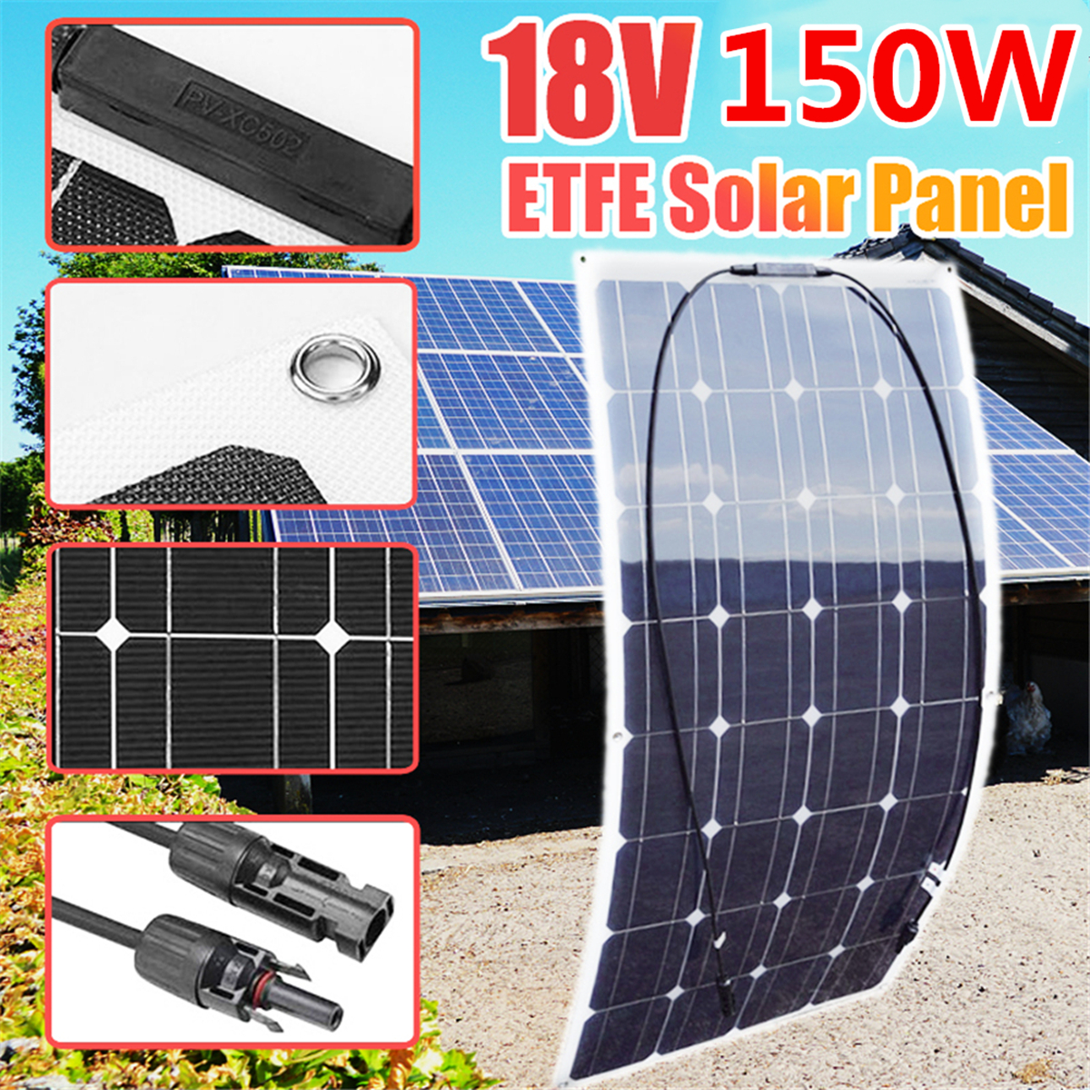 18V-150W-ETFE-Sunpower-Flexible-Solar-Panel-Monocrystalline-Silicon-Laminated-Solar-Panel-1240670mm-1805959-1