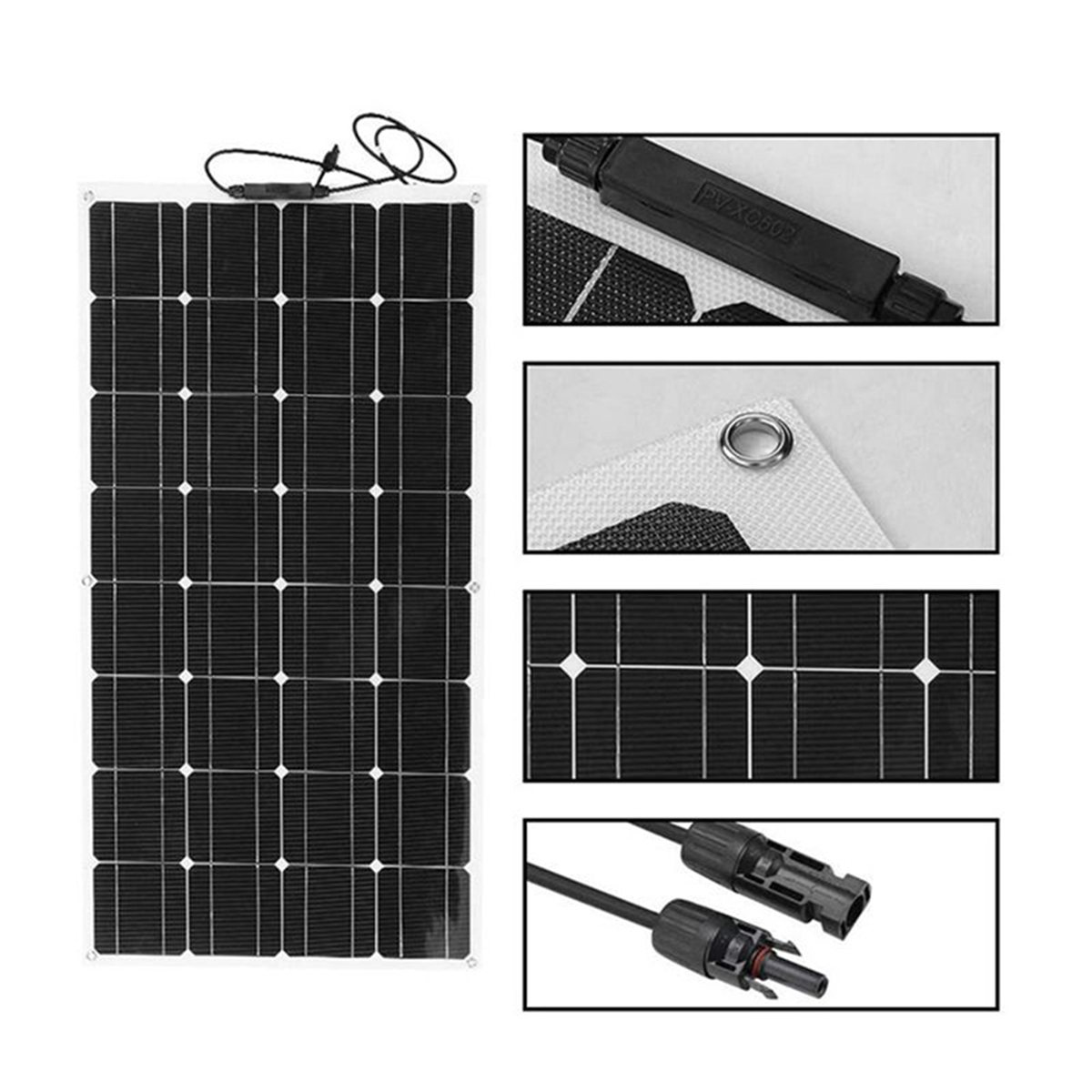 18V-150W-ETFE-Sunpower-Flexible-Solar-Panel-Monocrystalline-Silicon-Laminated-Solar-Panel-1240670mm-1805959-4