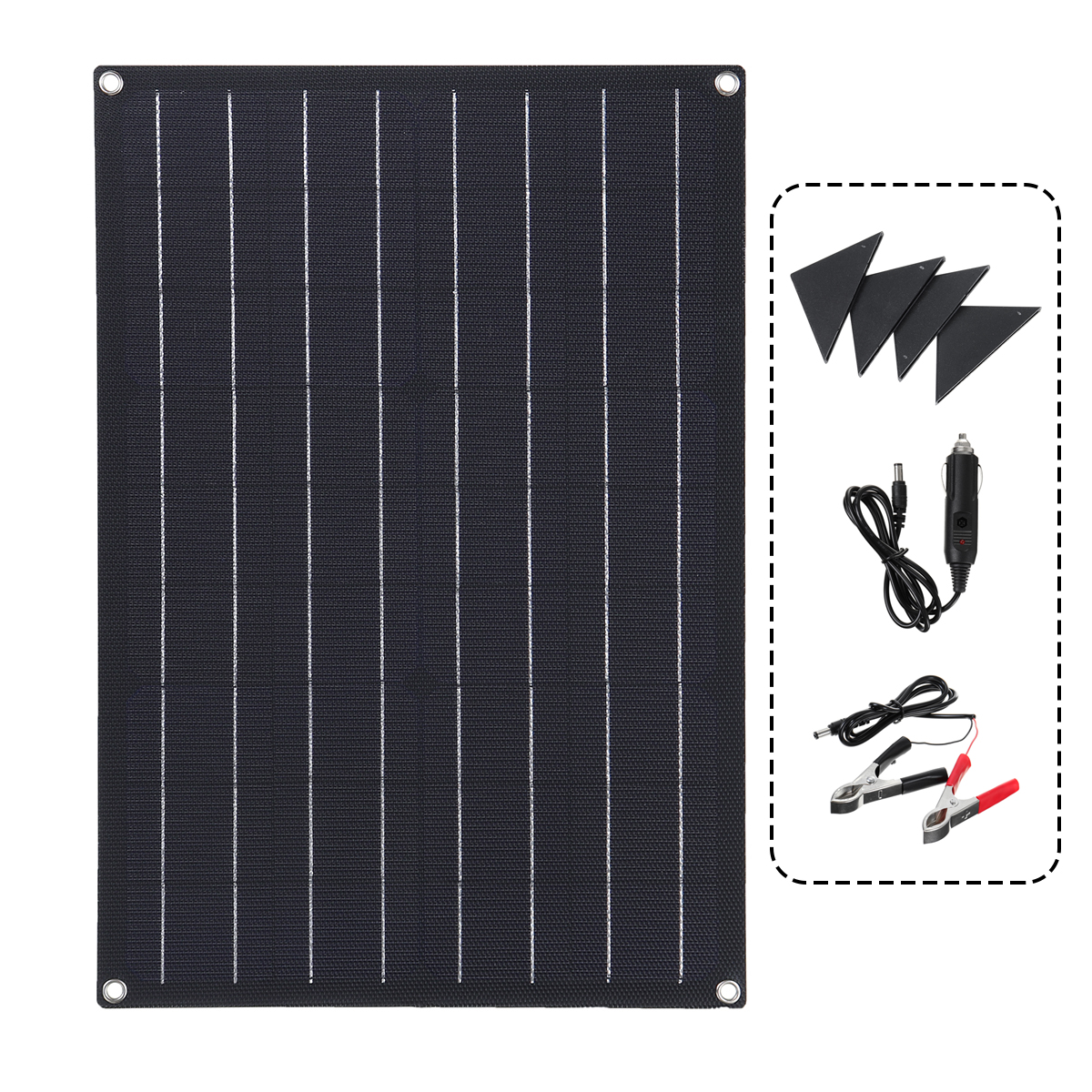 30W-ETFE-Solar-Panel-Waterproof-Car-Emergency-Charger-WIth-4-Protective-Corners-Double-USBDC-1614327-8