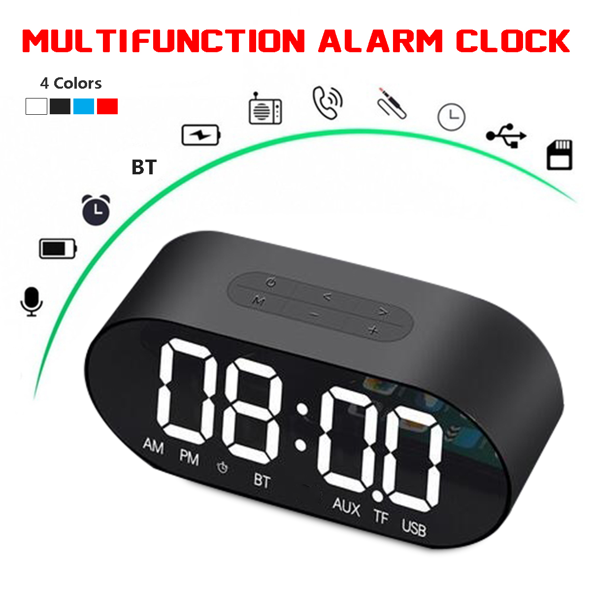 3W-4-Ohm-Alarm-Clock-Radio-Wireless-bluetooth-Speaker-Aux-TF-USB-Music-Mirror-LCD-Display-1413490-3