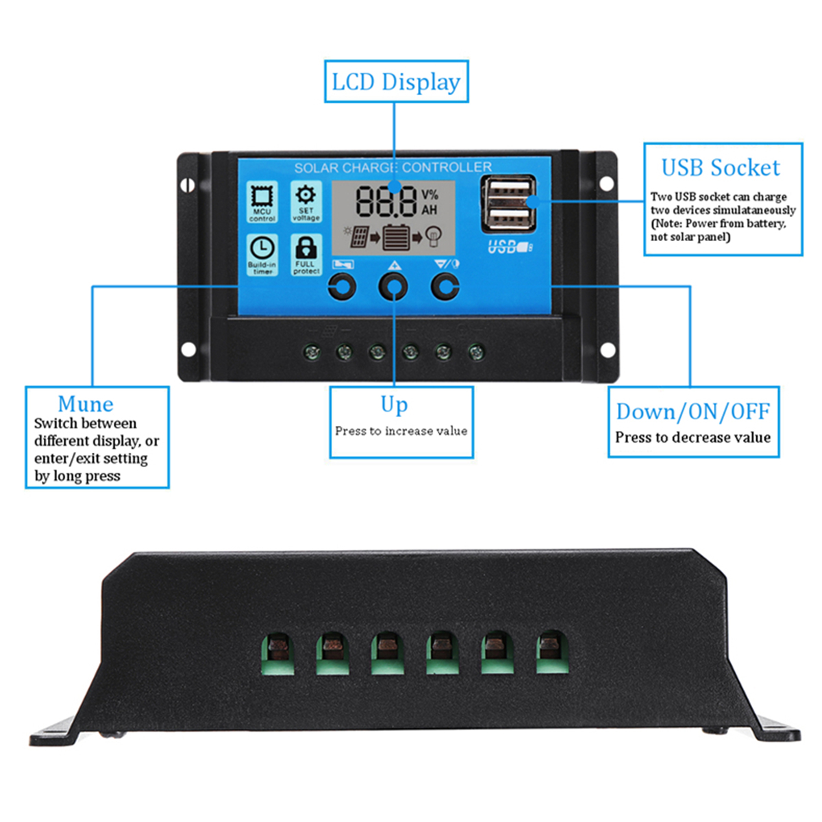 40W-Solar-Panel-Solar-Power-Panels-MC4-Line-Cable-with-30A-Solar-Charge-Controller-1595919-6