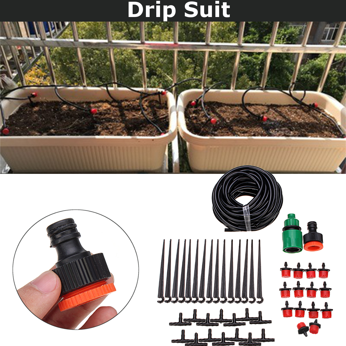 47PCS-Drip-Irrigation-Greenhouse-Garden-Plant-Watering-System-Hose-Kits-Adjusted-1518267-3