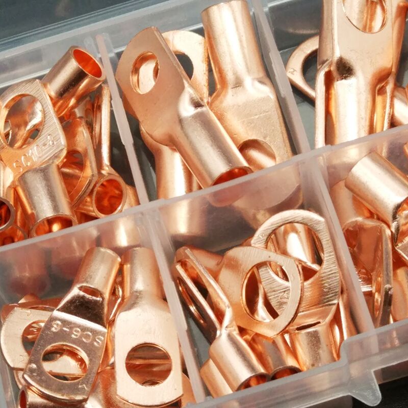 60Pcs-SC-Bare-Copper-Terminals-Circular-Splice-Ring-Terminal-Cable-Wire-Connector-with-Plastic-Box-1377168-5