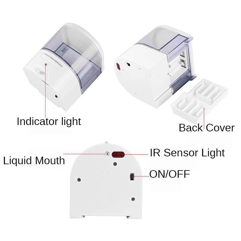 700ML-Automatic-Sensor-Soap-Foam-Liquid-Dispenser-Touch-Free-Wall-Mounted-Soap-Sanitizer-Pump-1562082-5