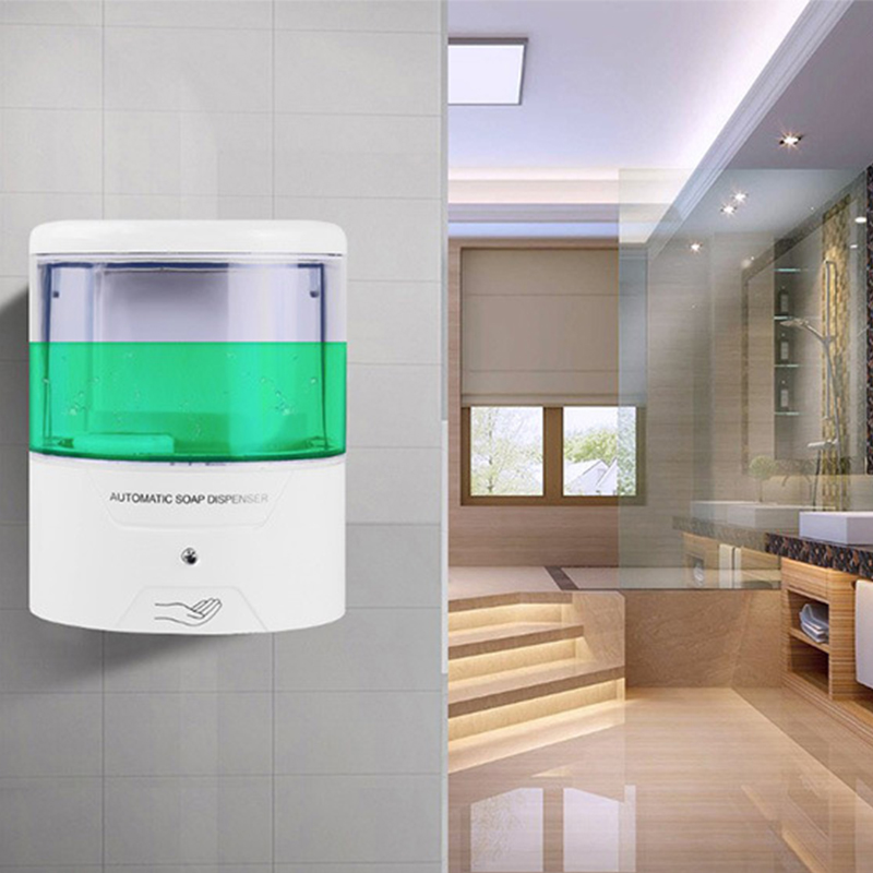 700ML-Automatic-Sensor-Soap-Foam-Liquid-Dispenser-Touch-Free-Wall-Mounted-Soap-Sanitizer-Pump-1562082-9