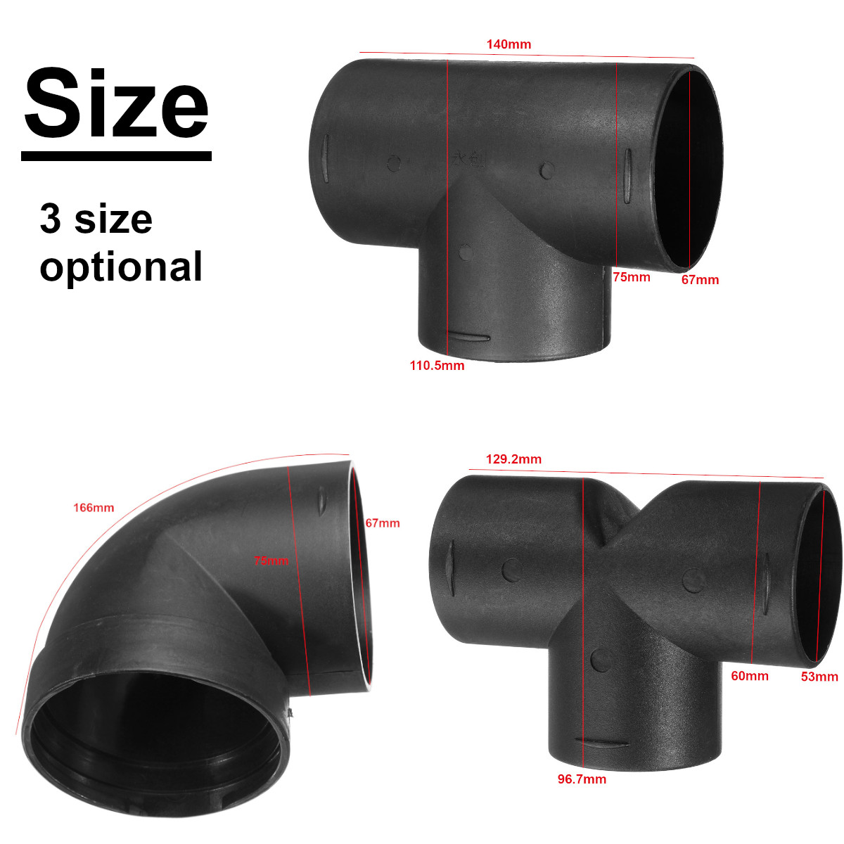 Air-Vent-Elbow-Ducting-Pipe-60mm24-Inch-75mm3-Inch-Diameter-for-Webasto-Eberspaecher-Air-Diesel-Park-1478942-2