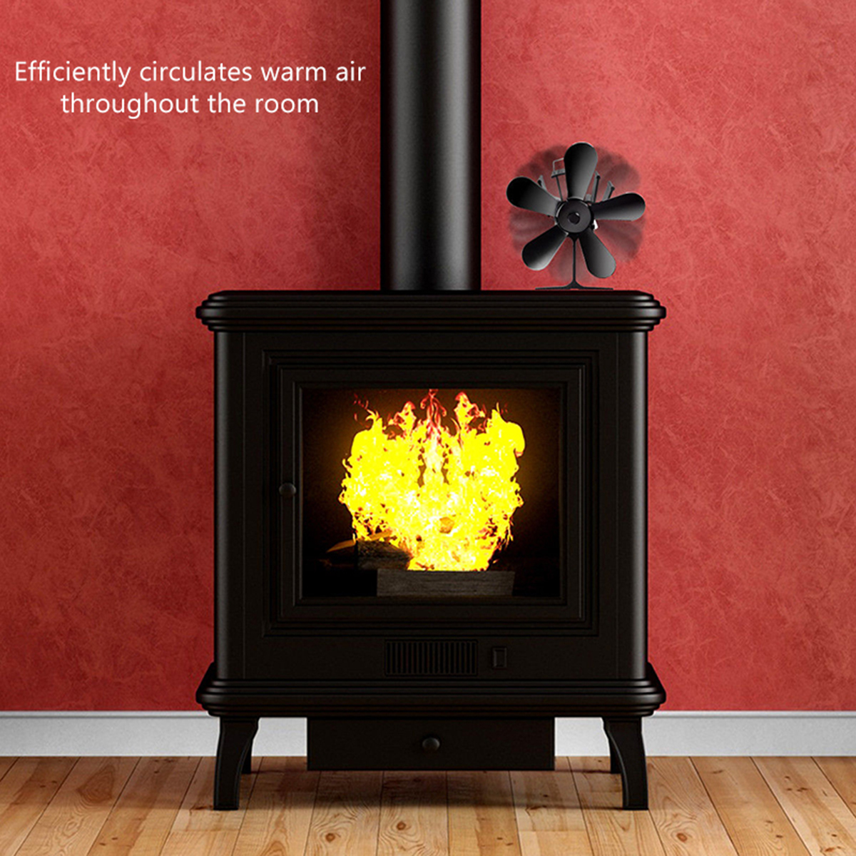 Dispaly-Eco-Friendly-4-Blade-Heat-Powered-Stove-Fan-for-WoodLog-BurnerFireplace-203CFM-Thermal-Power-1544741-5