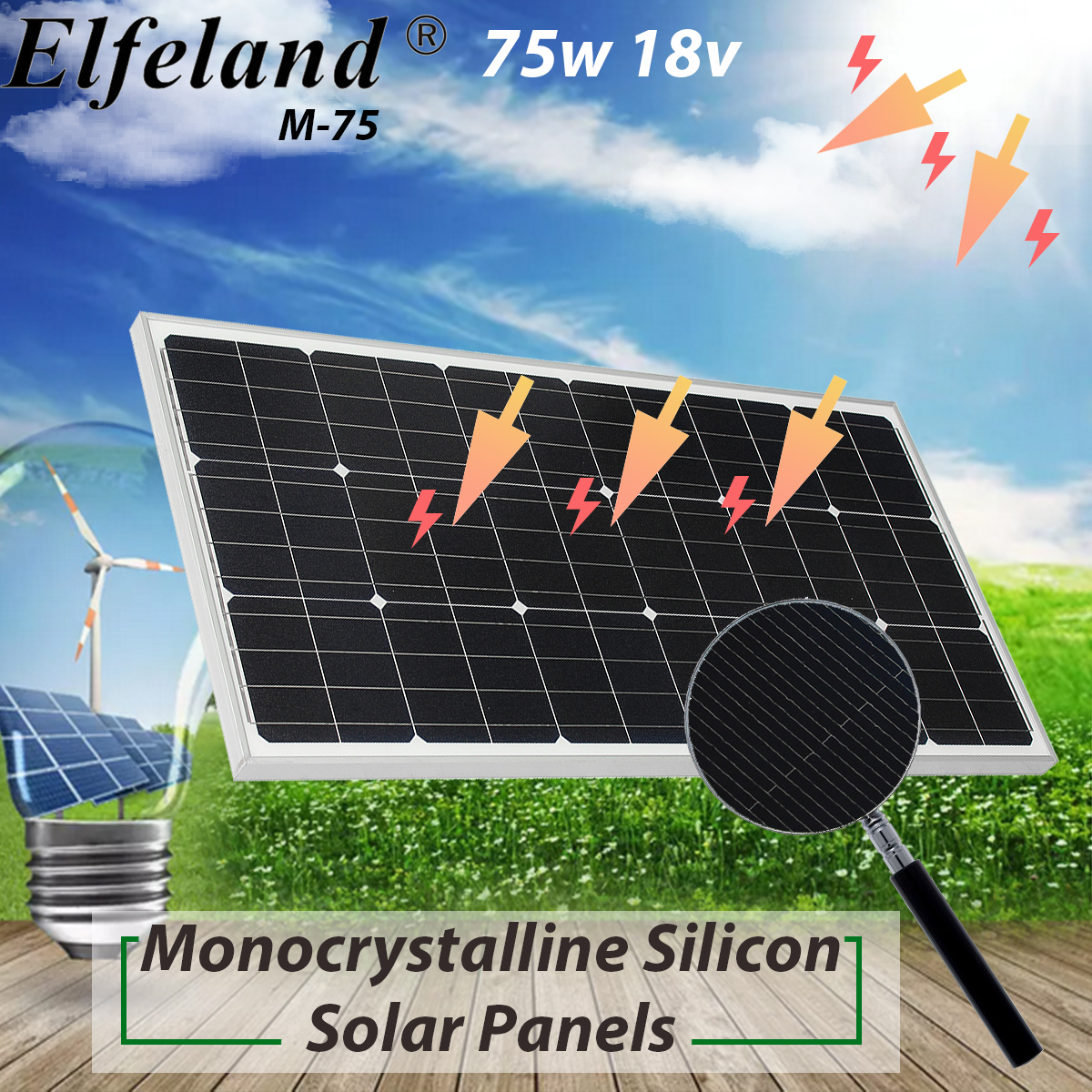 Elfeland-M-75-75W-18V-Monocrystalline-Silicon-Solar-Panel-Battery-Charger-For-Boat-Caravan-Motorhome-1289909-1