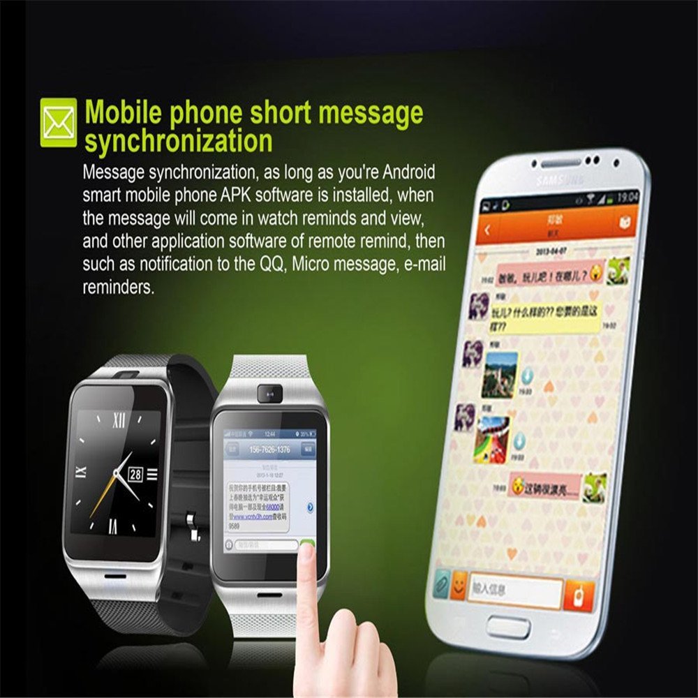 GV18-450mAh-Mini-Smartwatch-Bluetooth-HD-Screen-Watch-Pedometer-Sleep-Monitor-USB-Rechargeable-Watch-1857858-2