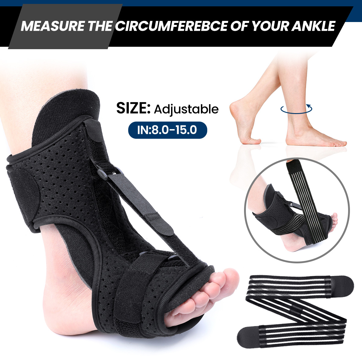 CHARMINER-Plantar-Fasciitis-Night-Splint-Foot-Drop-Orthotic-Brace-with-Sponge-Fitness-Ball-Adjustabl-1886030-1