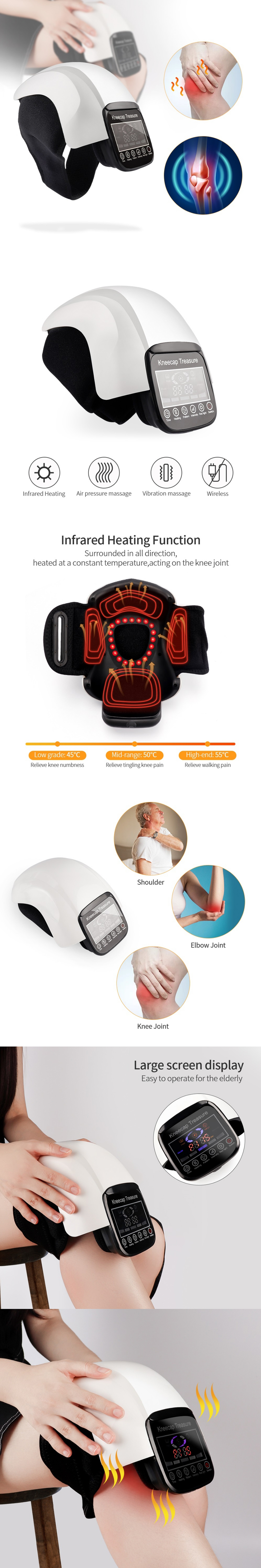 Electric-Infrared-Heating-Knee-Massager-LCD-Display-Air-Pressure-Vibration-Physiotherapy-Instrument--1913137-1
