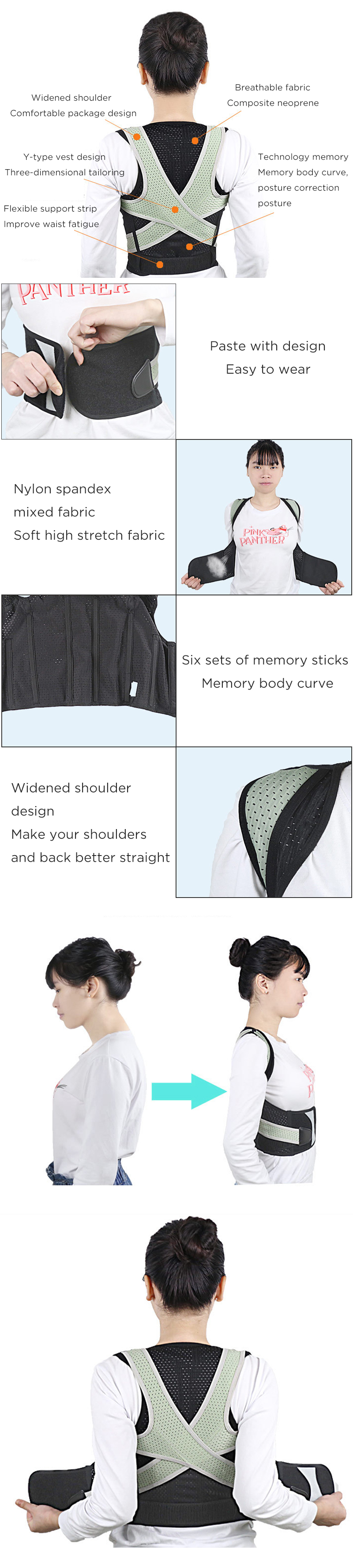 KALOAD-Back-Support-Adjustable-Breathable-Posture-Corrector-Braces-Humpback-Correction-Belt-1521852-1