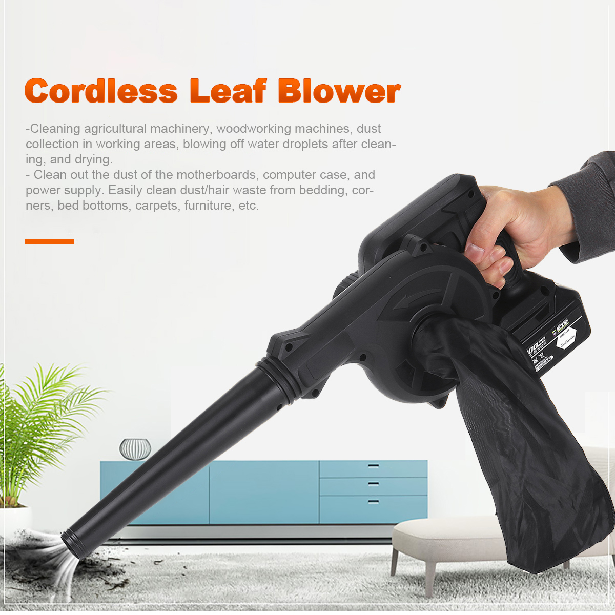 2-in-1-Cordless-Electric-Air-Blower-Garden-Leaf-Dust-Car-Cleaner-Tool-W-None12pcs-Battery-Also-for-M-1843007-5